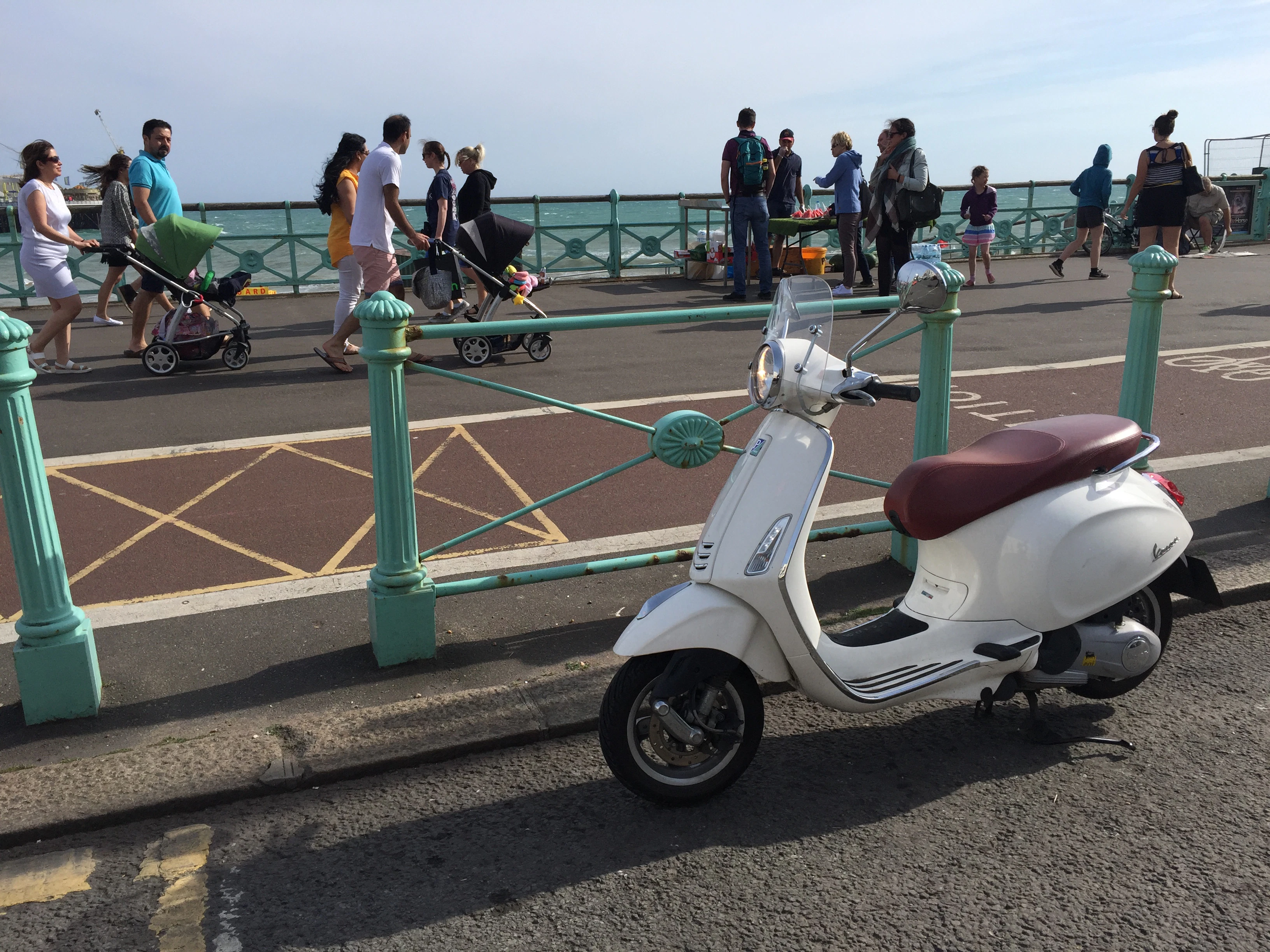 Vespa in Brighton