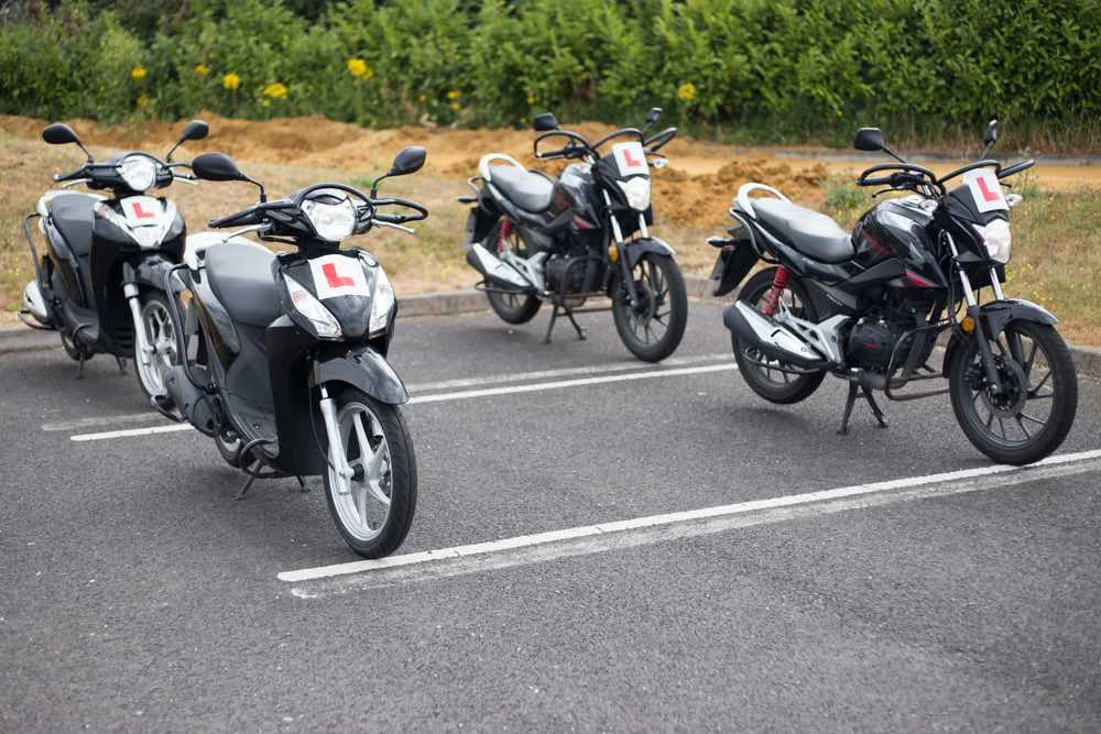 Scooters ready for training