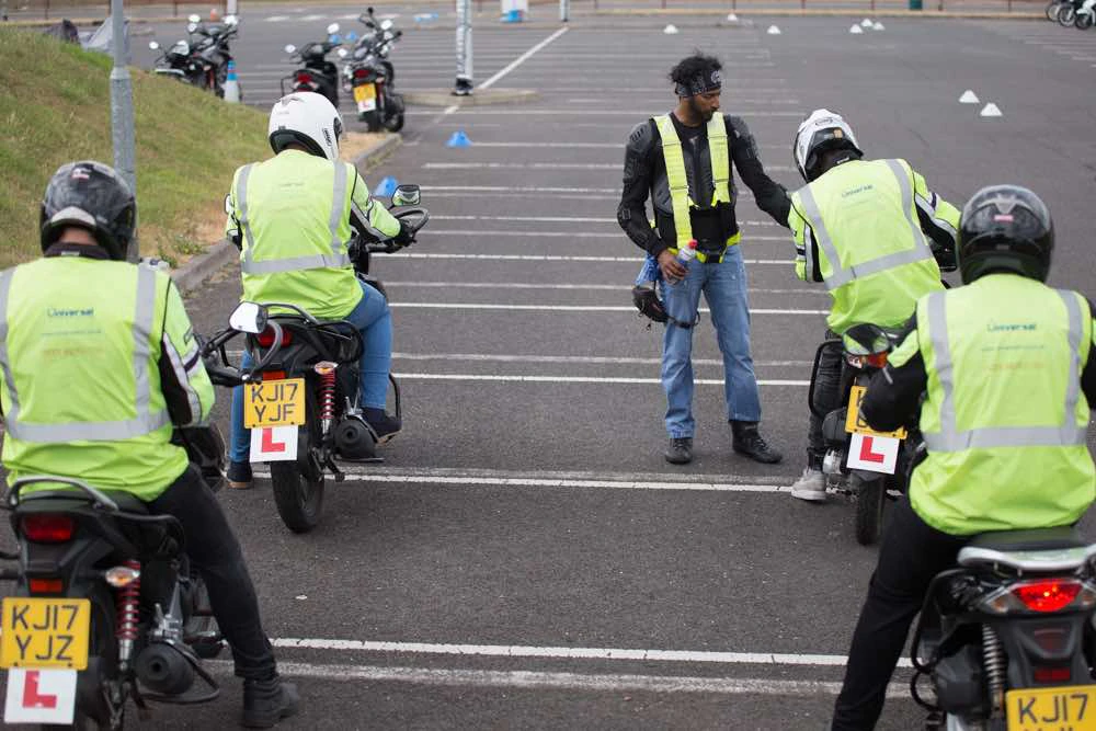 Instructor giving CBT training